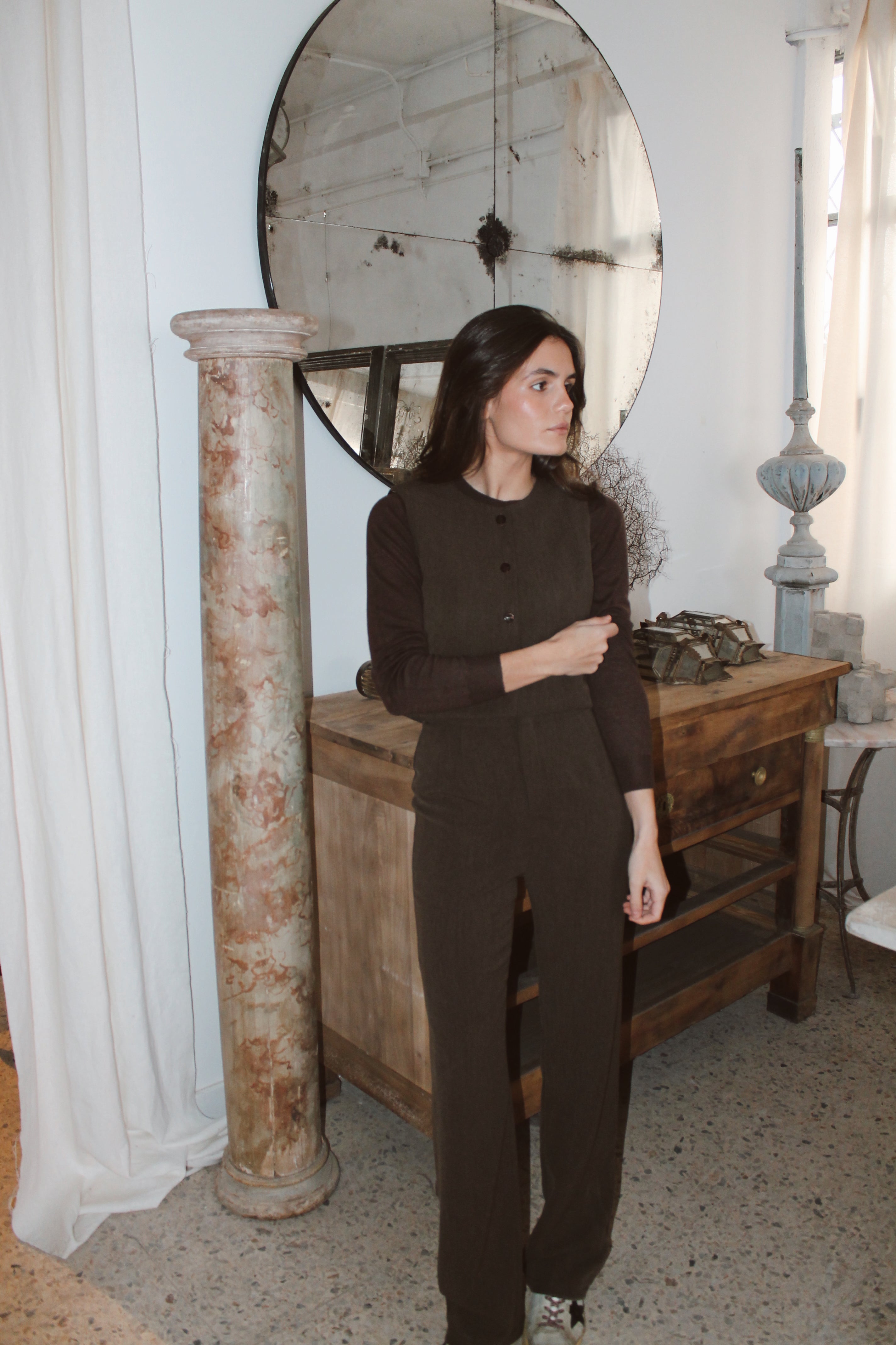 PANTALON PITILLO VERDE MUSGO